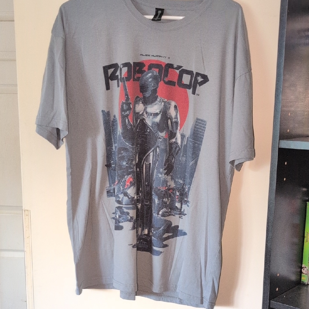 Loot Crate Gray RoboCop Short Sleeve Tee